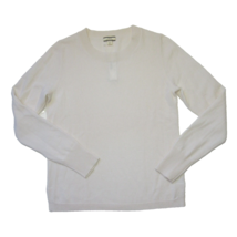 NWT J.Crew K1313 Everyday Cashmere in Snow Ivory Slim Fit Crewneck Sweater S - £56.81 GBP