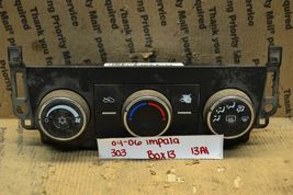 2006-08  Impala AC Heater Climate Control Panel 15843975 Unit Bx 13 303-13 - $24.49