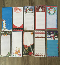 Christmas Note Pad Shopping List Magnetic Memo To Do List Holiday Shopping - £3.42 GBP