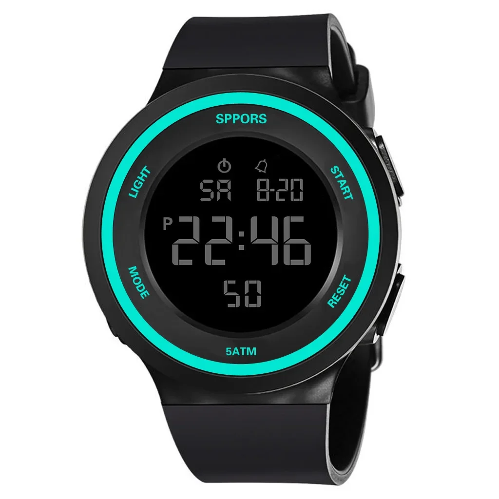 Waterproof Led Watches for Men Outdoor Sports Men Digital Led Quartz Ala... - $14.90
