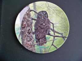 Edwin M. Knowles Collector Plate &quot;The Great Grey Owl&quot; By Jim Beaudoin - £10.16 GBP