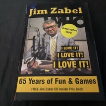 Go Hawks!  SIGNED by Jim Zabel - &quot;I Love It!  I Love It!  I Love It!&quot;  B... - £3.81 GBP