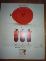 Jell-O Red Balloon Print Magazine Ad 1964 - £5.50 GBP