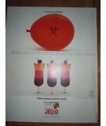 Jell-O Red Balloon Print Magazine Ad 1964 - £5.46 GBP