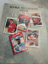 Vintage Baseball Card Rookie Investment Guide Leaflet New 1990s? - £7.94 GBP