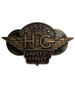 1991 HARLEY OWNERS GROUP HOG H.O.G. LOH LADIES CHAPTER MEMBER PIN - €7,41 EUR