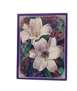 Vintage 1996 Easter Seals Greeting Card Floral White Lillies - $89.69 MXN