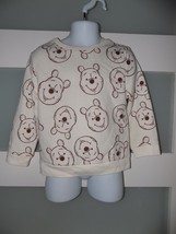 Disney Faces of Winnie the Pooh LS Cream Color Size 4 Boy&#39;s NWOT - $17.00