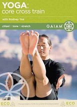 Gaiam Yoga Core Cross Train DVD 2008 Rodney Yee Chisel Tone Stretch Fitness - £5.48 GBP