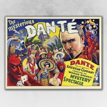 c1931 Mysterious Dante Vintage Magic Unframed Print Wall Art - $883.31 MXN