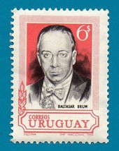 Uruguay Stamp (1969) The 36th Anniversary of the Death of Baltasar Brum  - $2.99
