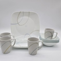 Corelle Sand And Sky Dinnerware by Corning 12 Piece Set 2010&#39;s - $2,422.40 MXN