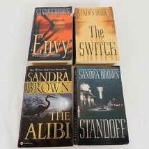 Lot of 4 Sandra Brown PB Novels Alibi 2000 Envy 2002 Standoff 2001 Switch 2001 - £6.27 GBP