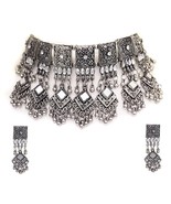 Total Fashion Kundan Work Oxidised Silver Jewellery Choker Necklace Wome... - £14.54 GBP