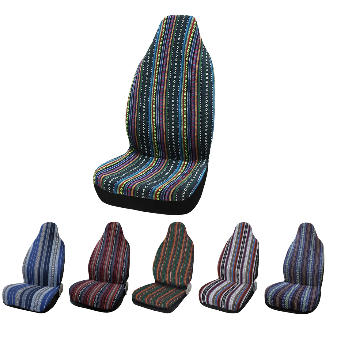 X Autohaux 19colors Universal Seat Covers Baja Blanket Bucket Car Seat Protect - £16.65 GBP+