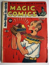 MAGIC COMICS #42 c1943 Good &amp; Blondie Popular Comics c1933 G- - £22.28 GBP