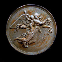 The Day Nike &amp; Eros by Bertel Thorvaldsen relief Sculpture replica repro... - $68.31