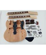 Unfinished  Double Necks Electric Guitar No Paint Diy  Guitar Kits S419 - $309.00