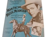 Roy Rogers Smiles are Made Out Of Sunshine Sheet Music Man From Music Mo... - $11.83