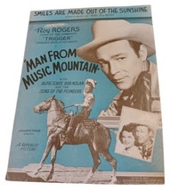Roy Rogers Smiles are Made Out Of Sunshine Sheet Music Man From Music Mountain - £9.30 GBP
