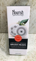 Nourish 3Reacement Sensitive Brush Heads for Face/Neck/Body-ShipN24hours - $442.54 MXN