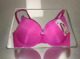 New Z Lingerie Lightly Padded Bra Nylon/Spandex  Size 34D Hot Pink - $174.89 MXN