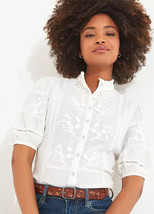 JOE BROWNS Patsy Embroidered White Blouse  UK 18 PLUS Size  (fm56-10) - £34.70 GBP