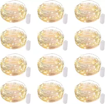12 Pack LED Fairy Lights Battery Operated String Lights - $18.12 CAD