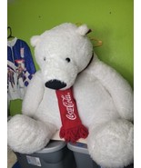 Coca Cola Polar Bear 2018 Large Huge Giant Plush Stuffed Animal Coke - £109.42 GBP