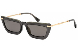 Jimmy Choo VELA/G/S 0EIB K1 Grey Gold Glitter/Gold Mirror 55-18-145 Sunglasse... - £67.62 GBP