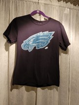 NFL Fanatics Philadelphia Eagles Short Sleeve T Shirt - Black - Boys Large - £10.66 GBP