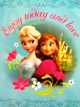 Disney Frozen Anna Elsa Plush Throw Blanket Twin Size 60x80 - Sister Love - $28.03