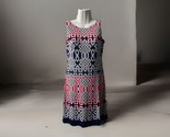 American Living Sheath Dress Geometric Knit Womens Size 2 Stretch Pull On - $24.70
