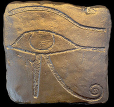 Eye of Amon Amun Amen Ra Egyptian sculpture Relief plaque in Bronze Finish - £15.76 GBP
