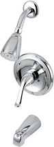 Yosemite Single Handle Tub Shower Faucet, Polished Chrome, 6-3/4 Inch Diameter - £52.70 GBP