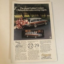 Oldsmobile Cutlass Cruiser Vintage Print Ad Advertisement pa10 - £6.32 GBP