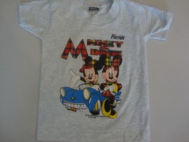 Vintage 80&#39;s Walt Disney World Mickey &amp; Minnie Mouse T Shirt Baby size 2 - £10.28 GBP