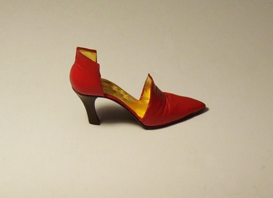 Just The Right Shoe Miniature Shoe Red Devil 1999 Style 25082 Raine Willits - $4.99