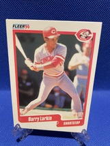 Barry Larkin # 423 1990 Fleer Baseball Card - £7.83 GBP
