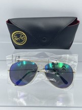 Ray-Ban sunglasses Blue 32021 Agordo (BL) Italy Unisex Mirror - £73.63 GBP