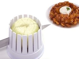 Onion Blossom Maker (No Corer) Slicer Blossom Fruit &amp; Vegetable Cutter Tools Ite - £4.74 GBP