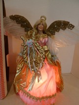 Paradise Galleries  Porcelain Angel Christmas Tree Topper Patricia Rose 13&quot; - £34.68 GBP
