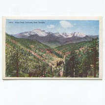 Vtg. Pikes Peak, Colorado, from Cascade Postcard UNP Unposted - $4.94