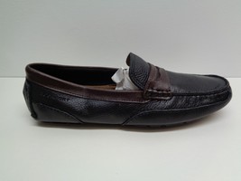 Rockport Size 7.5 OAKLAWN PARK Black Brown Leather Penny Loafers New Mens Shoes - £78.34 GBP