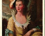 Honorable Mrs.Graham Gainsborough Pittura Cappello Pubblicità Cartolina ... - $6.10