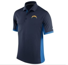 Nike Men&#39;s San Diego Chargers Team Logo Issue Tri-Button Polo Shirt, Blu... - £31.14 GBP