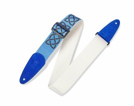 Levy&#39;s - M8RC-002 - 2&quot; Cotton Guitar Strap Celtic Design - Blue - £19.61 GBP