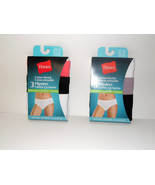 Hanes Women&#39;s Hipster Panties Underwear 3 Pack Sizes S, M , L or XL NIP - £7.11 GBP