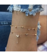 14K Gold Plated Heart Butterfly Anklet(2pc/set) - €10,41 EUR