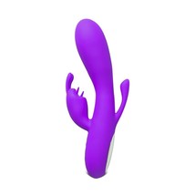 Double Bunny 12 speed Silicone Vibe Purple with Free Shipping - £79.97 GBP